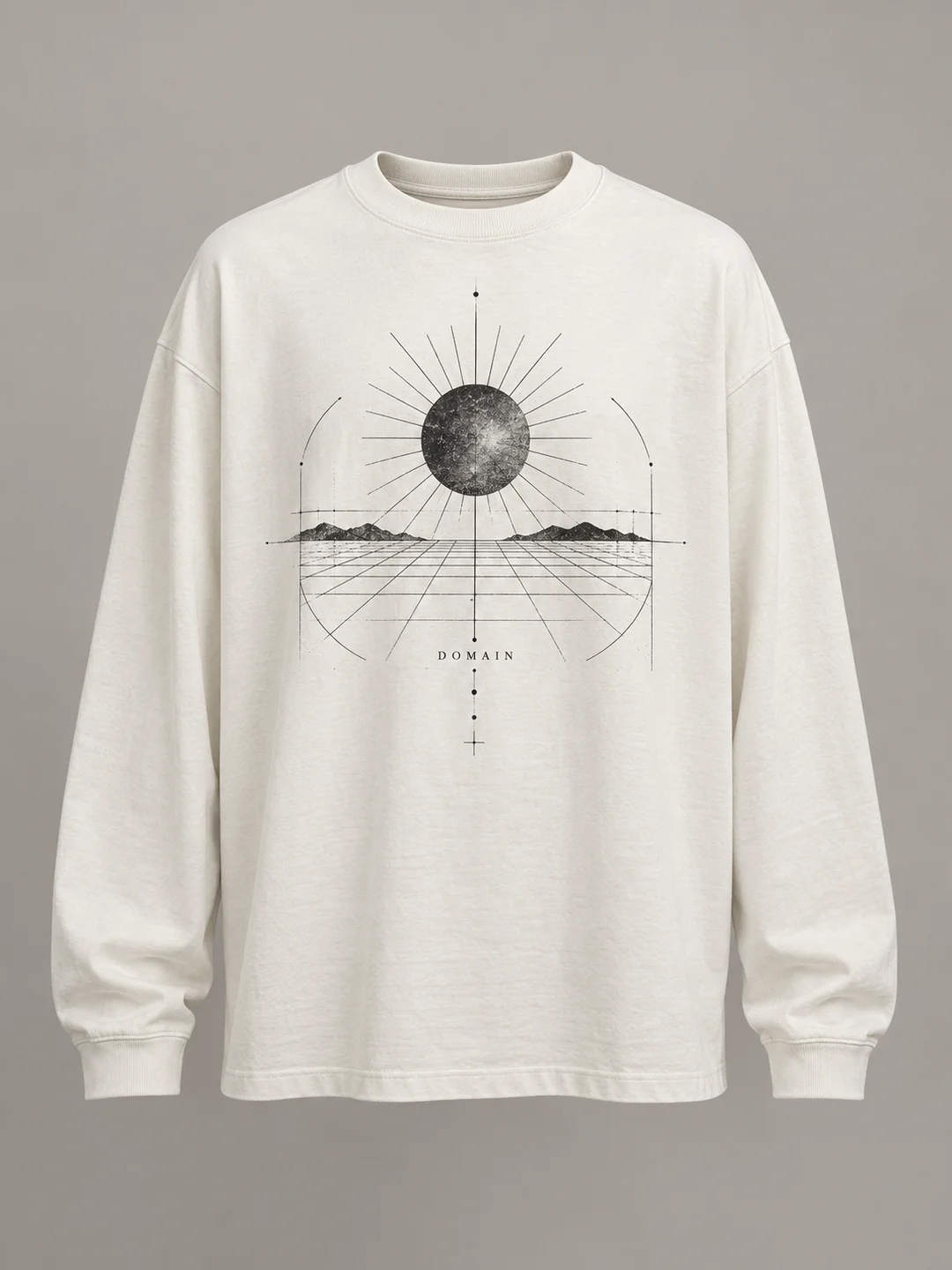 Solar grid long-sleeve tee