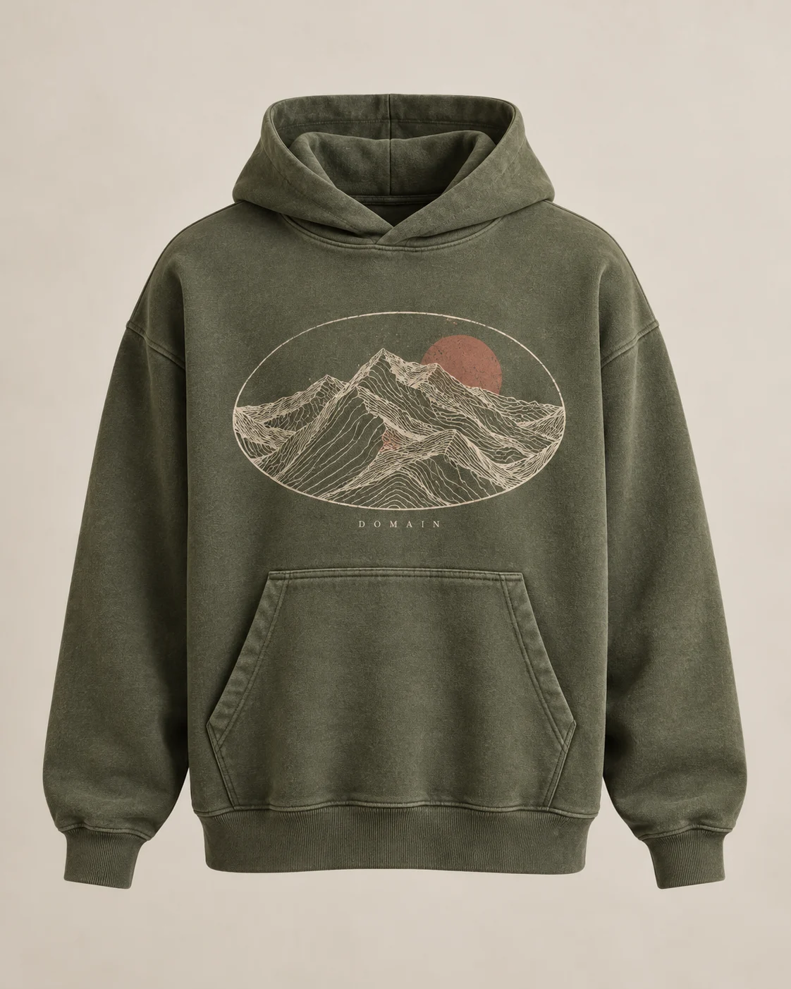 Contour graphic hoodie