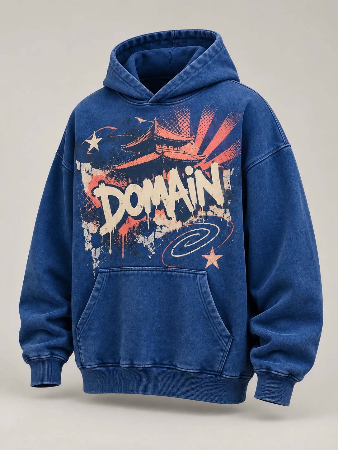 Electric pagoda hoodie