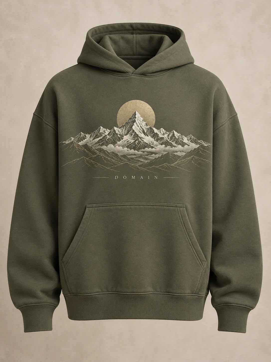Himalaya graphic hoodie