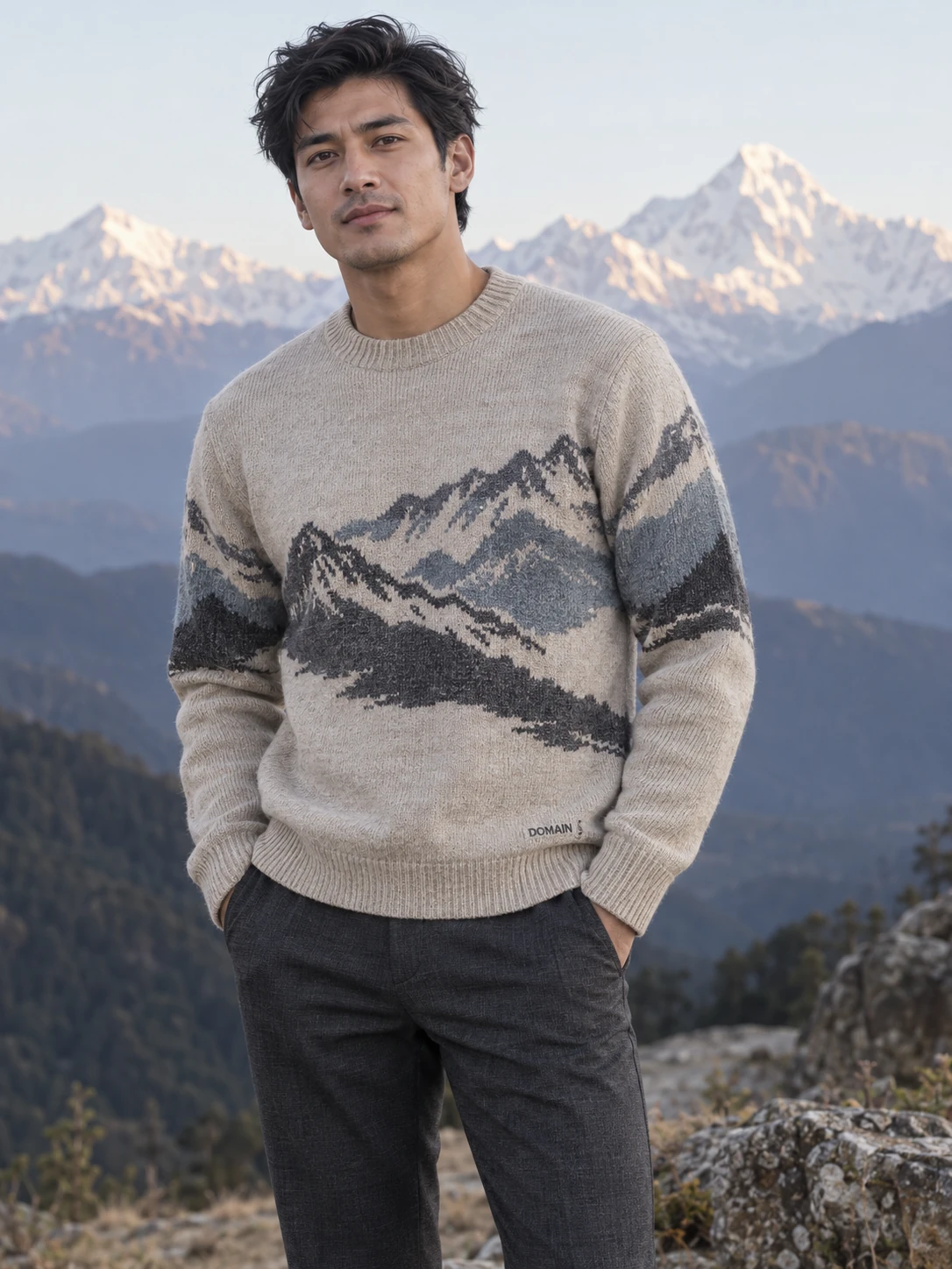 Himalayan mountain knit
